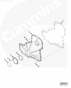  Cummins Прокладка передней крышки и корпусом распределительных шестерен