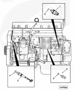 Датчик давления масла двигатель Cummins ISF 2.8, 3.8L ГАЗ для ГАЗ ГАЗель Бизнес (1999 - )