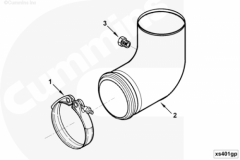  Cummins Патрубок воздушный выпускной