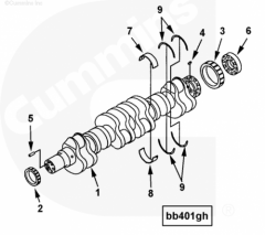  Cummins Коленчатый вал