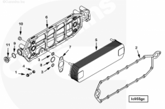  Cummins Прокладка крышки маслоохладителя