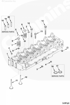  Cummins Направляющая клапана