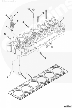  Cummins Головка блока цилиндров (ГБЦ)