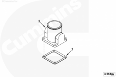  Cummins Патрубок забора воздуха