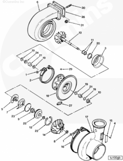  Cummins Турбокомпрессор