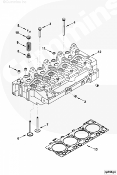  Cummins Прокладка ГБЦ (1.25mm)