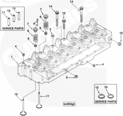  Cummins Головка блока цилиндров (ГБЦ)