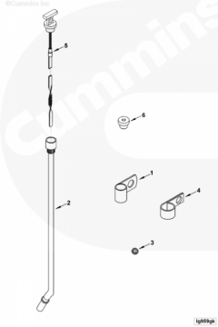  Cummins Трубка щупа уровня масла