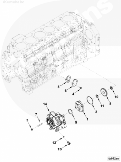  Cummins Топливный насос высокого давления (ТНВД)