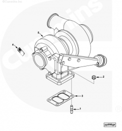  Cummins Турбокомпрессор Holset HX40