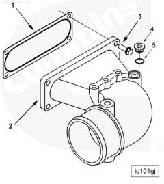  Cummins Патрубок забора воздуха