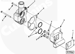  Cummins Корпус термостата