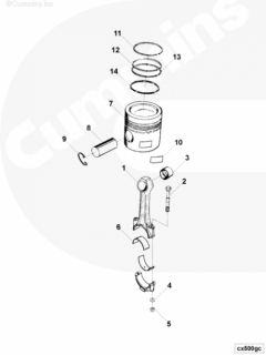  Cummins Поршень в сборе