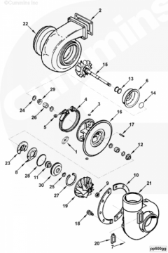  Cummins Турбокомпрессор 
