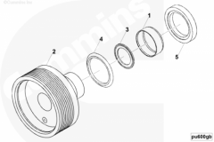  Cummins Шкив вспомогательных агрегатов