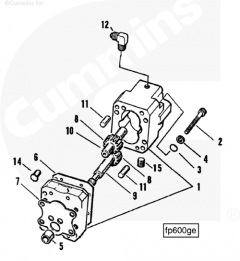  Cummins Насос топливный шестеренчатый
