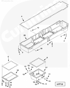  Cummins Адаптер масляного поддона