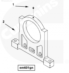  Cummins Опора передняя двигателя