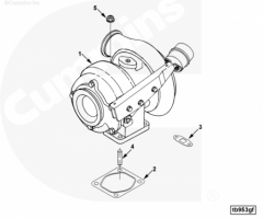  Cummins Турбокомпрессор Holset HX40G