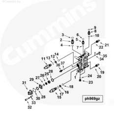  Cummins Клапан давления топлива