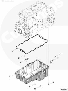  Cummins Поддон масляный