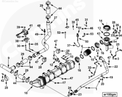  Cummins Охладитель отработавших газов ЕГР