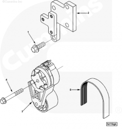  Cummins Натяжитель ремня вентилятора