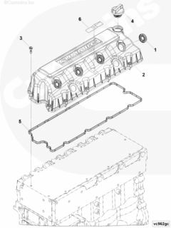  Cummins Крышка клапанная