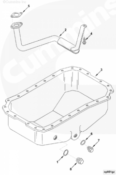  Cummins Поддон масляный