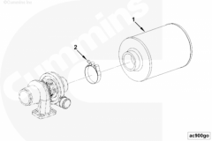  Cummins Хомут воздушного фильтра