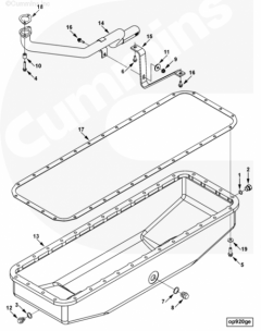  Cummins Поддон масляный