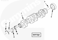  Cummins Коленчатый вал