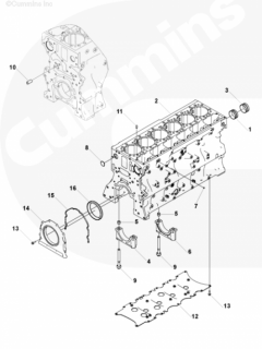  Cummins Блок цилиндров