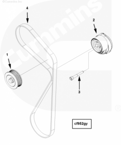  Cummins Ремень компрессора