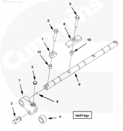  Cummins Ролик рычага толкателя клапана