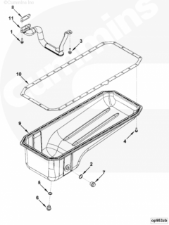  Cummins Трубка маслоприёмная поддона