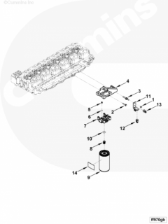  Cummins Фильтр топливный Fleetguard FF5632