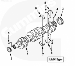  Cummins Коленчатый вал