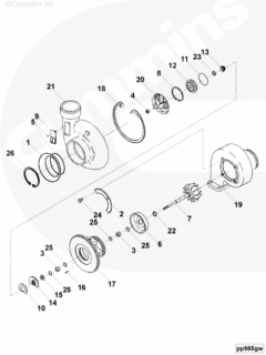  Cummins Турбокомпрессор 