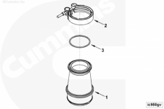  Cummins Патрубок впускной воздушный