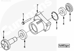  Cummins Подшипник ступицы вентилятора