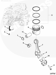  Cummins Поршень 