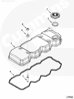  Cummins Крышка клапанная