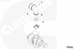  Cummins Патрубок воздушный