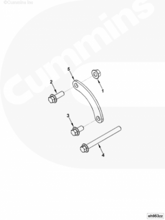  Cummins Болт крепления кронштейна генератора