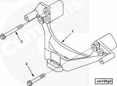  Cummins Опора двигателя передняя