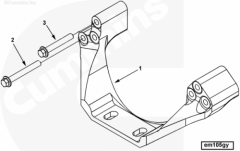  Cummins Опора двигателя передняя