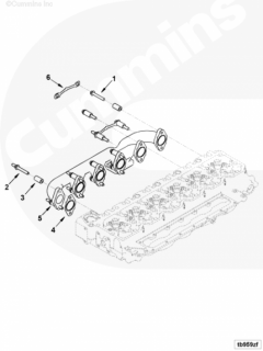  Cummins Выпускной коллектор