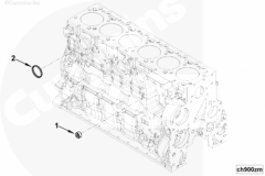  Cummins Заглушка блока цилиндров