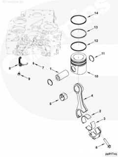  Cummins Поршень в сборе